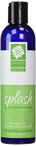 Sliquid Organics Splash Balance Gentle Feminine Wash [Honeydew Cucumber]: Size 8.5 Oz.