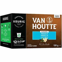 Keurig 12 Pack Single Serve Van Houtte French Vanilla Light Roast Coffee K-Cup Pods