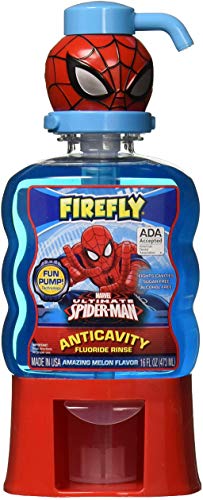 Firefly Spiderman Pump Rinse 16 Ounce