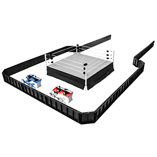 Figures Toy Company Ultimate Wrestling Ring Barricade Playset for Wrestling Action Figures
