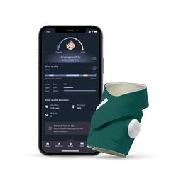 Owlet Dream Sock Smart Baby Monitor - Track Live Heart Rate - Deep Sea Green
