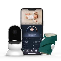 Owlet Dream Duo Smart Baby Monitor - HD Video Baby Monitor with Camera and Dream Sock: Only Baby Monitor to Track Heart Rate and