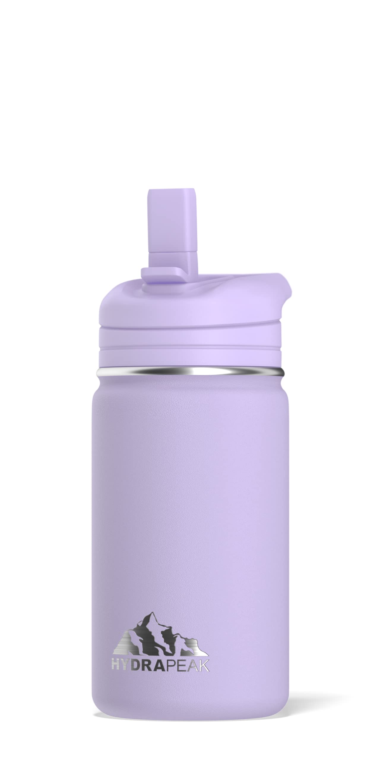 Hydrapeak Mini 14oz Kids Water Bottle with Straw Lid, Stainless Steel  Double Wall Insulated Water Bottle for Kids Leak