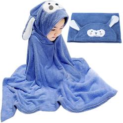 Visen Premium Hooded Towel for Kids,-28A55 INcH Large Size Kids Bath Towel,Ultra Soft Hooded Towel Wrap for Boys girls, 
