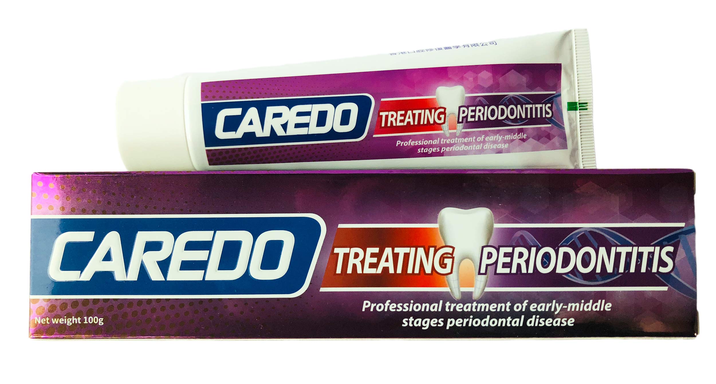 CAREDO Healing Periodontitis Treatment At Home Toothpaste, Periodontal Disease Treatment 3.52oz, Gingivitis Treatment & Gum Dise