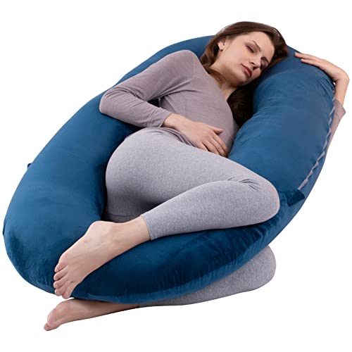 Bllgrass Maternity Pillow O-shapedpregnancy Pillows for Sleeping Body Pillow  That can be Turned into a crib Back, Hip, Pillowcase