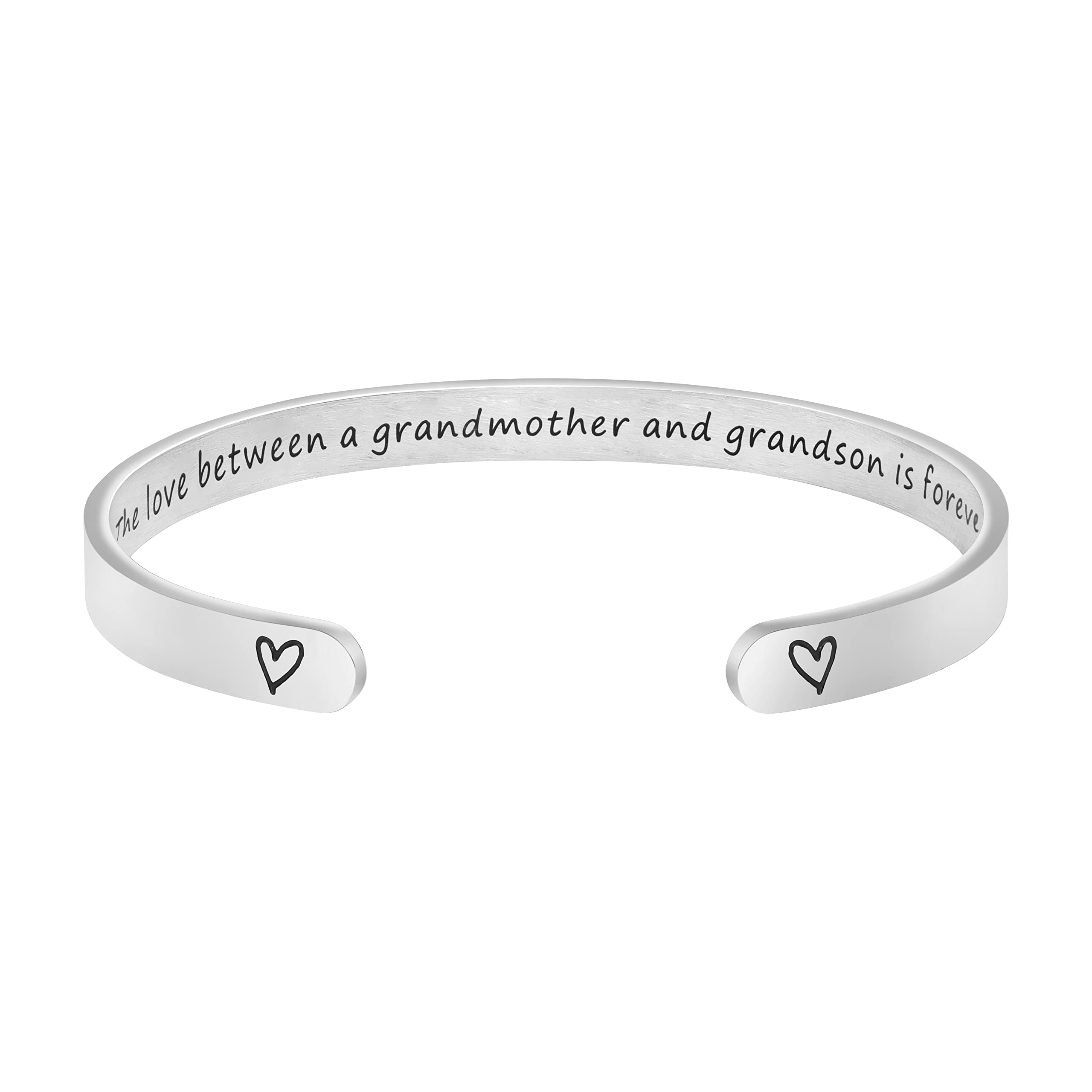 JoycuFF Grandmother Gifts From Grandson Granddma Birthday Jewelry for Grandmother Thank You Appreciation Gifts for Granddma Pers