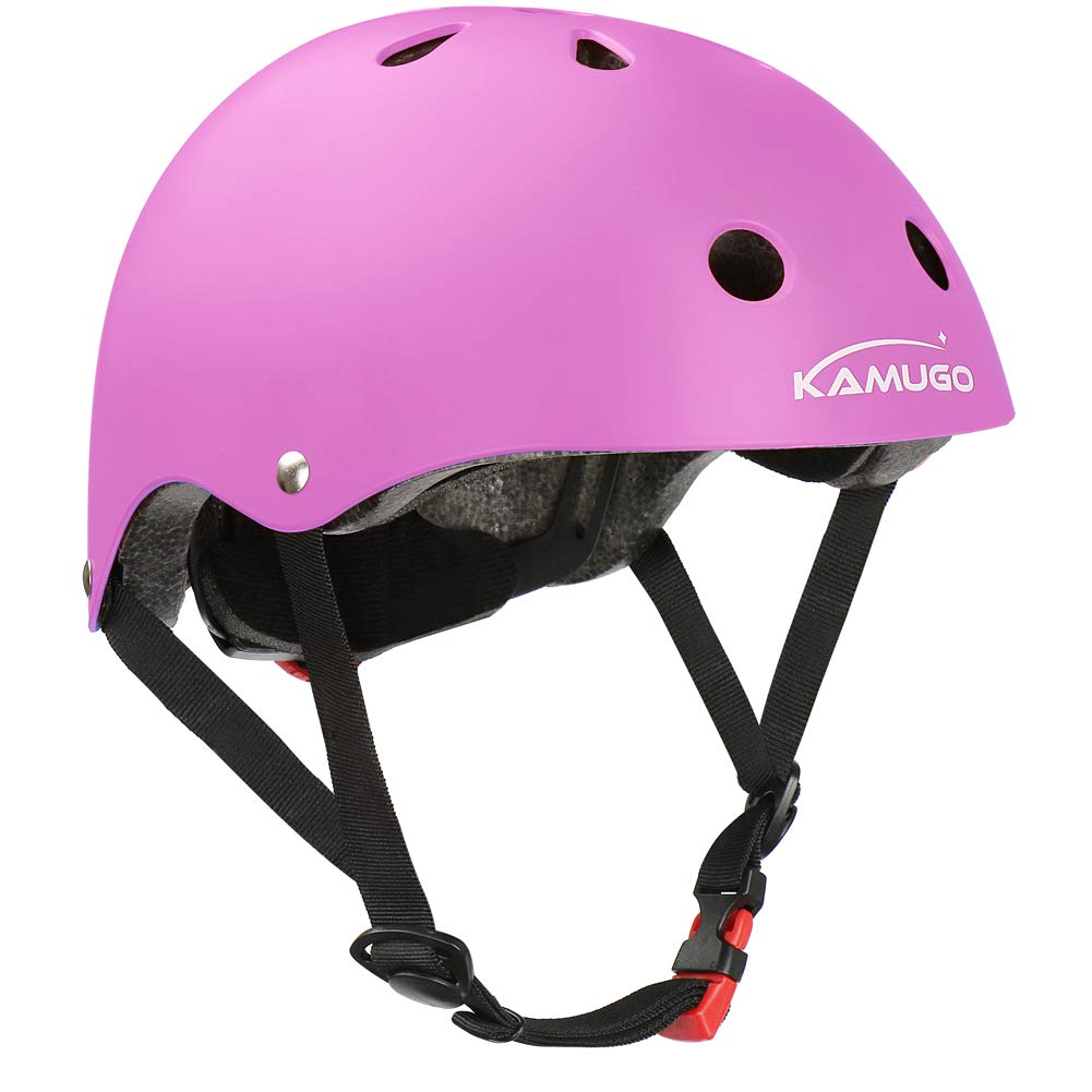 KAMUgO Kids Bike Helmet,Toddler Helmet Adjustable Bicycle Helmet girls Or Boys Ages 2-3-4-5-6-8 Years Old,Multi-Sports f
