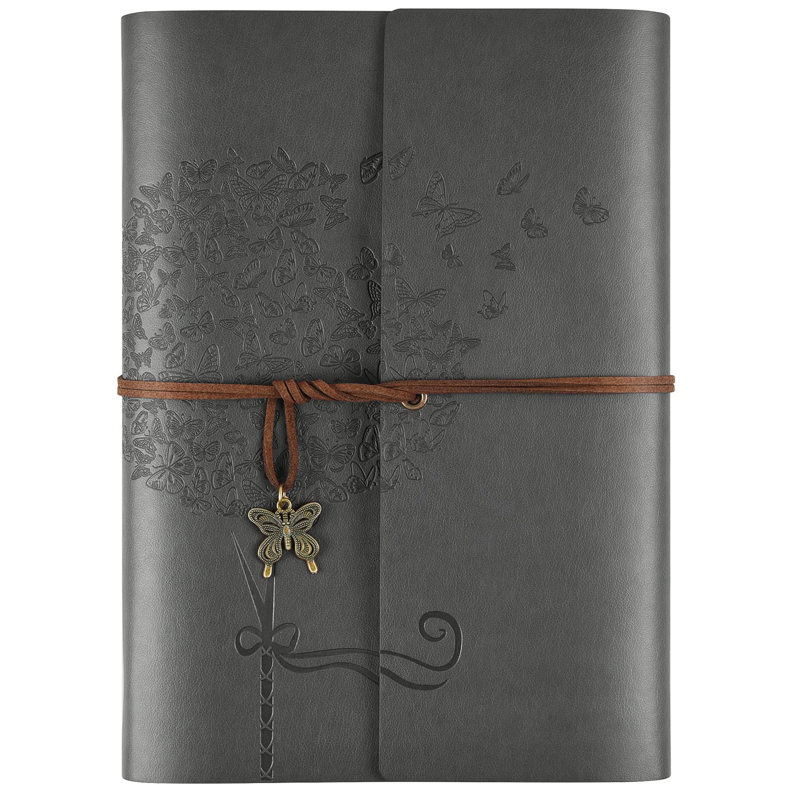 OMEYA Leather Journal Notebook, Refillable Writing Journal Diary Planner for Women girls, Ruled Travelers Journals to Wr