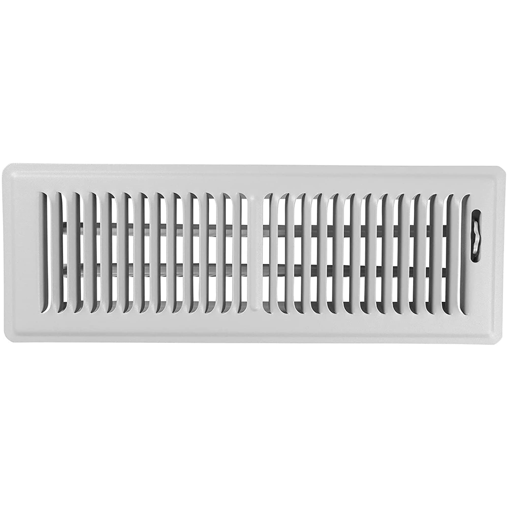 Shoemaker Manufacturing, cement gray, 4x14, Premium Floor Register, All Steel Heavy Duty Vent cover