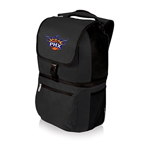Picnic Time NBA Phoenix Suns Zuma Insulated Cooler Backpack, Black