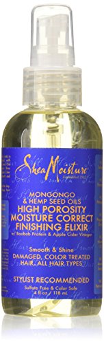 Shea Moisture Mongongo & Hemp Seed Oils High Porosity Moisture-Seal Finishing Elixir