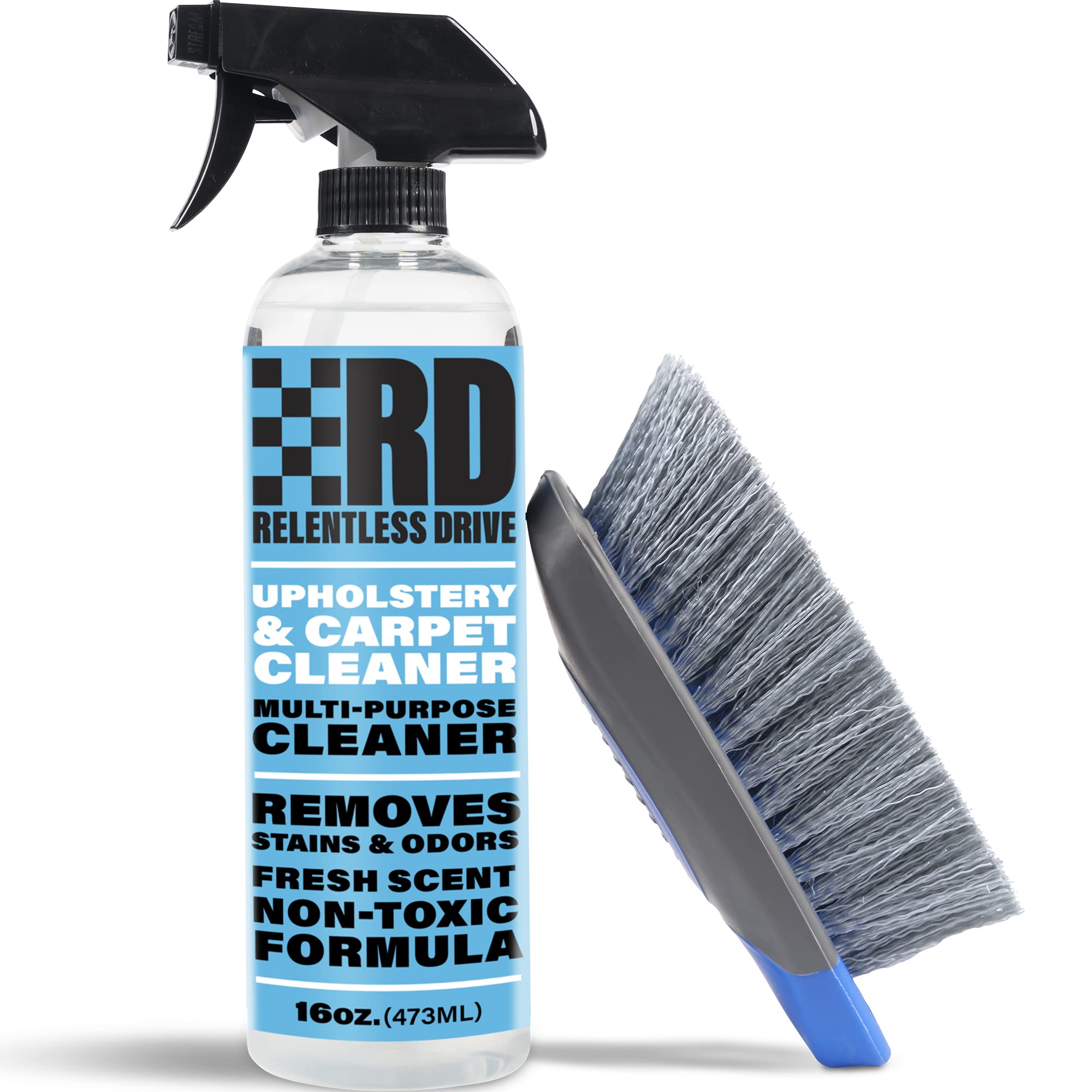Relentless Drive car Upholstery cleaner Kit - car Seat cleaner & car carpet  cleaner - Works great on Stains, Keep car In