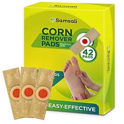 Samsali Corn Remover, 42 Corn Remover Pads, Toe Corn and Callus Removal, Corn Treatment Pads, Best Corn Remover Pads for