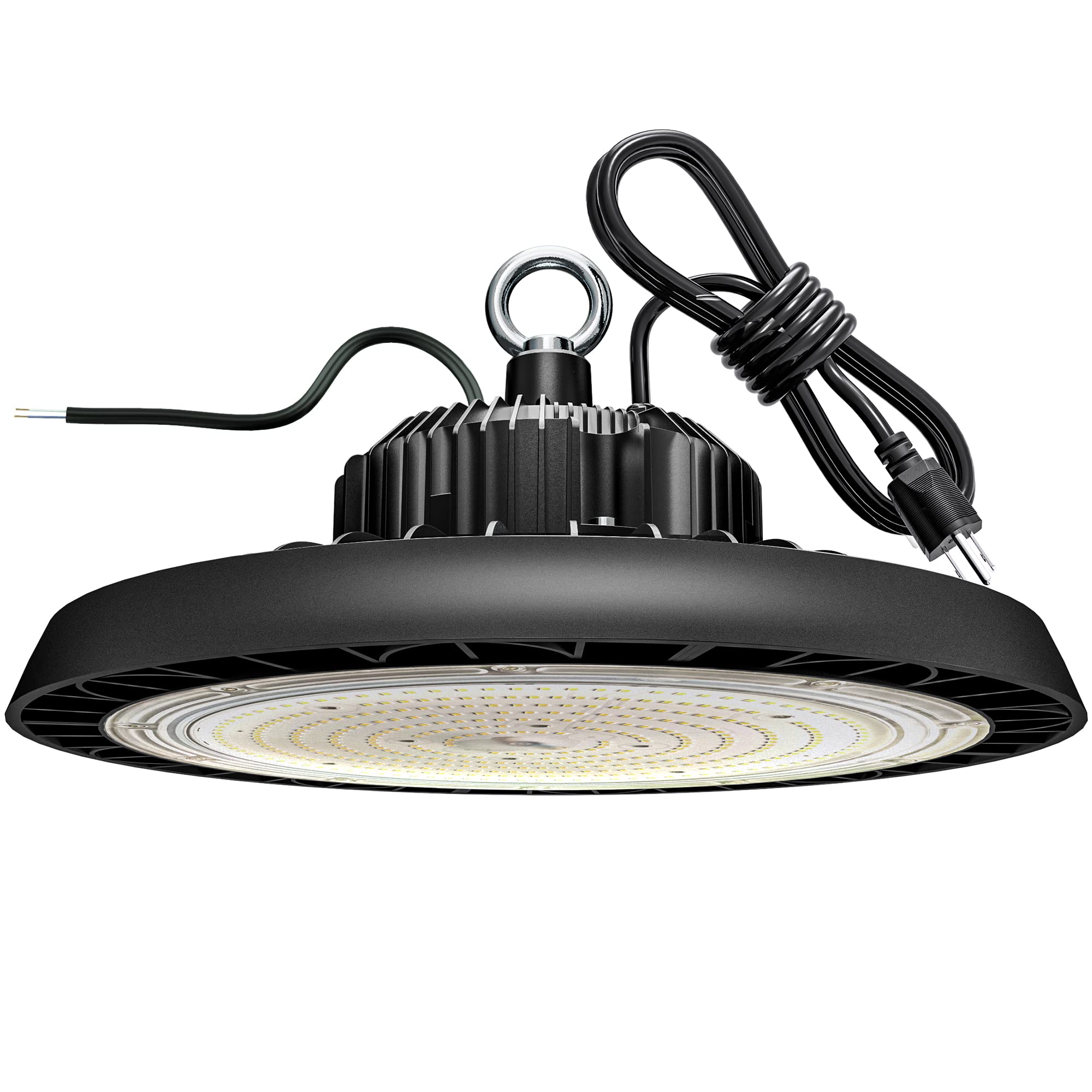 Flakeeper Led High Bay Light 240W 36000 Lm With Us Plug, 5000K, Dimmable 1-10V, Ip65 Waterproof, Flakeeper Ufo Commercial Industri