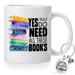 Novwang NOVWANg Book Lovers Mug gifts, Bookish gifts Librarian Mug