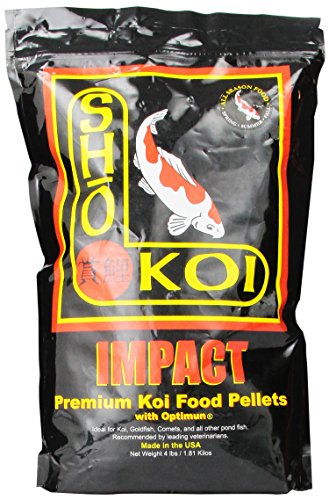 Total Koi Inc Sho Koi Fish Food - Small 3.0 mm Floating Pellets, 4 lbs