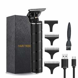 Gominyuf USB Rechargeable Professional Hair clipper,Hair Trimmer for Men,gominyouf cordless Beard Shaver Precision Trimmer with Metal Wat