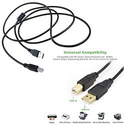 Accessory USA 6ft USB Data cable Pc Laptop cord Lead for Fujitsu fi-6130z PA03630-B055 PA03540-B965 fi-6130c PA03540-B055 Scanne