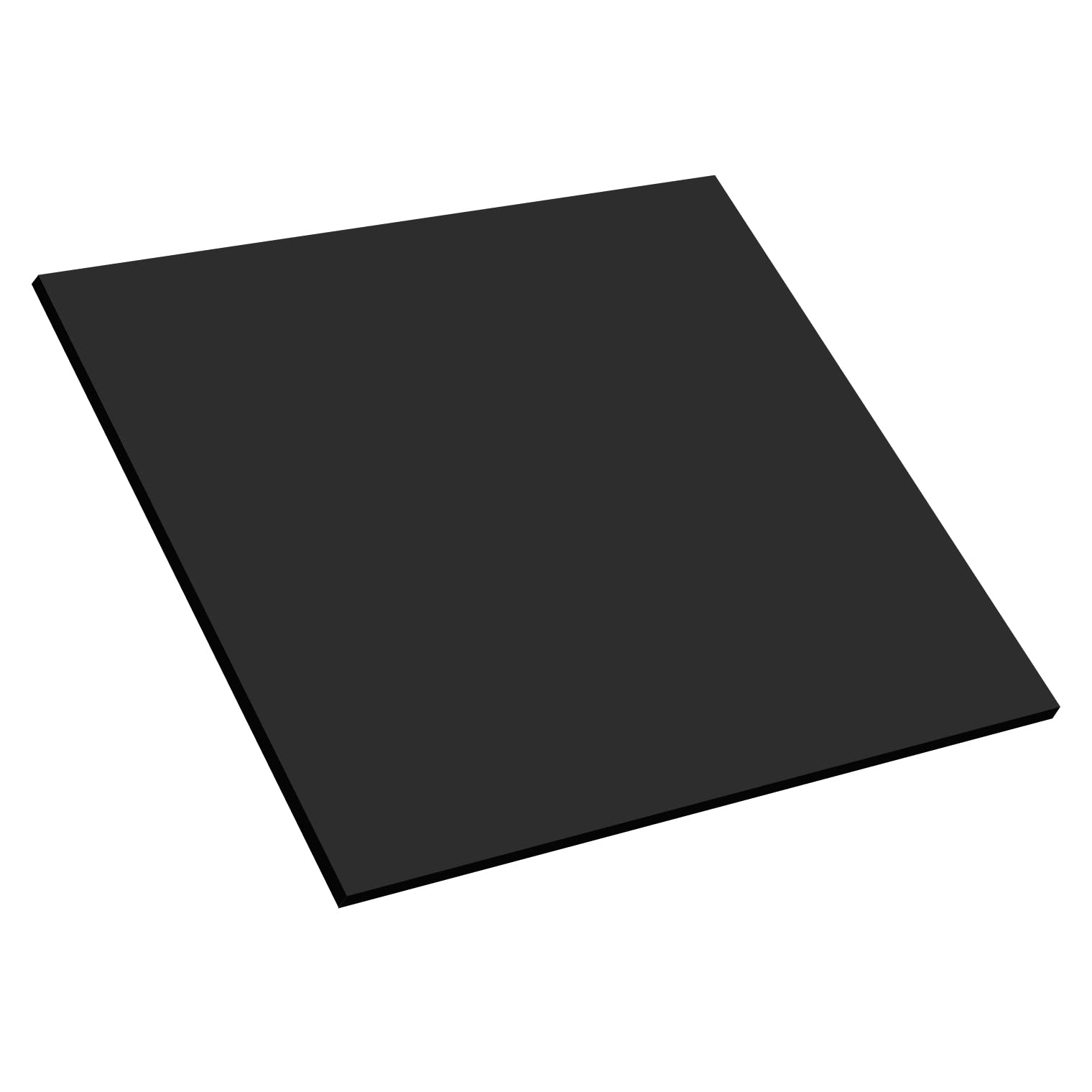 M7-GFVS-ULJ0 Mega Format Expanded Pvc Plastic Sheets - 12 X 12 Rigid Black  Sheet For Crafts, Signage, & Displays - Sintra, Celtec Pvc Board 