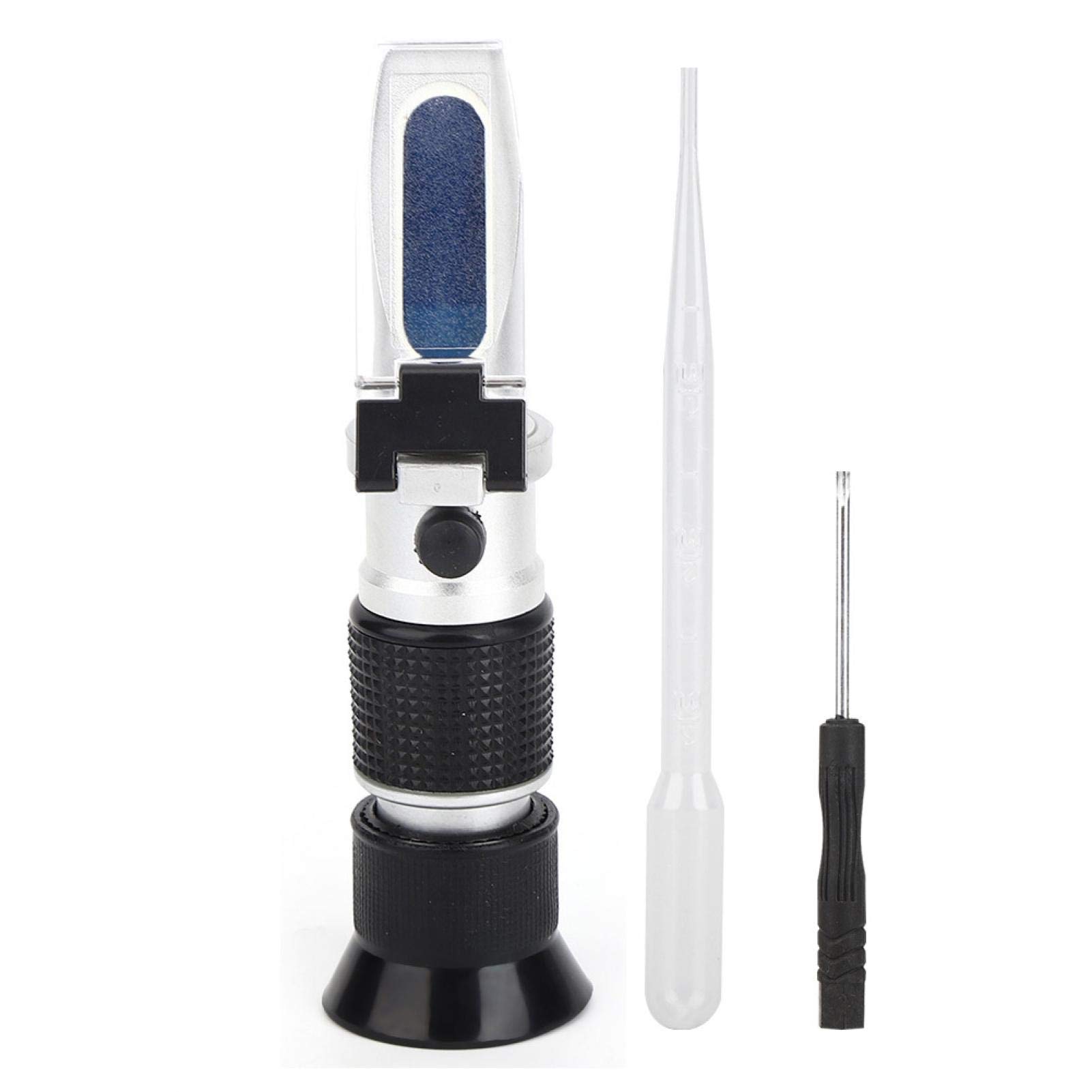 Fafeicy Refractometer Concentration Meter Brix Tester 0-90% for Automatic Temperature Compensation