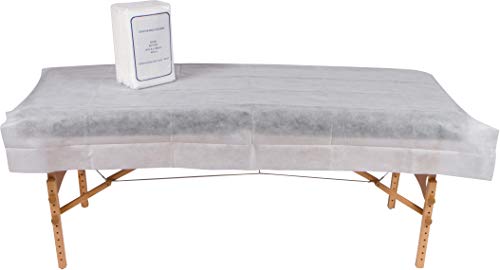 RSL89 Beauty-Spa-Medical Disposable Massage Table Sheets, Non-Woven Bed Sheet, Massage table cover for Esthetician Bed, Wax and Lash T