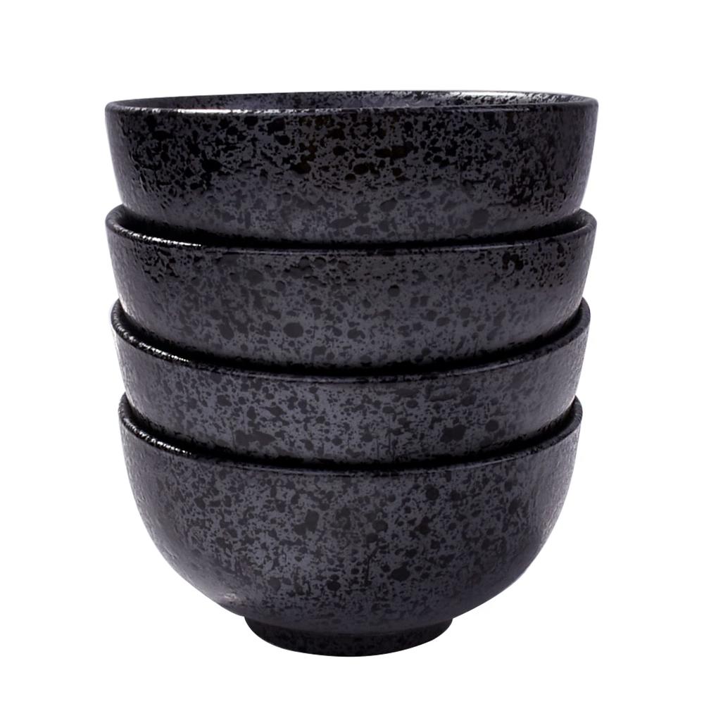 Cerficer Japanese Rice Bowls set of 4, Ceramic Rice bowls for Rice Soup ...