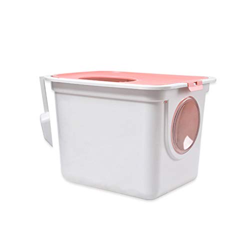 AUEDc Fully Enclosed cat Litter Box Top Entry cat Litter Box 120A