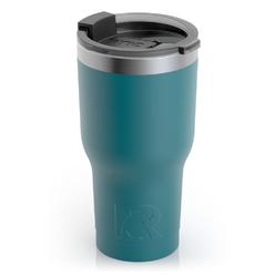 RTIC 20 oz Insulated Tumbler Stainless Steel Coffee Travel Mug with Lid, Spill Proof, Hot Beverage and Cold, Portable Thermal Cu