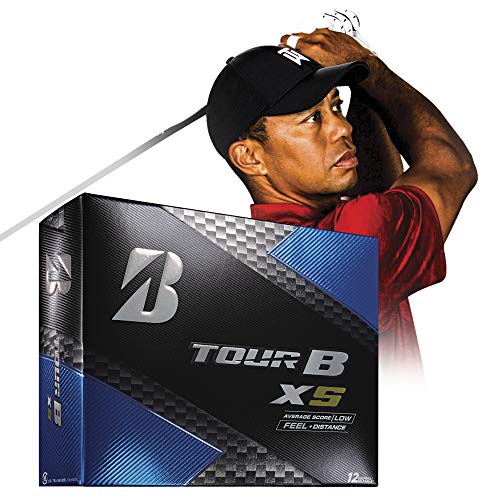 Bridgestone Golf Tour B XS Golf Balls, White (One Dozen) - 760778083017