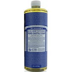 Dr. Bronners Dr. Bronner Hemp Peppermint Pure Castile Oil Made With Organic Oils Certified - 25 OZ