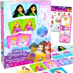 Classic Disney Disney Princess Educational Toy Bundle Disney Princess Memory game Set - Disney Princess Matching game with Disney Stick
