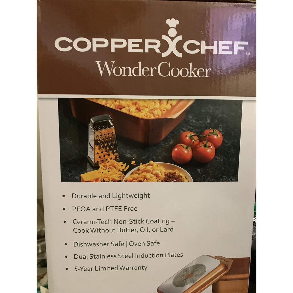 Copper Chef 14 In 1 Multi-Use Copper Chef Wonder Cooker with roasting ...