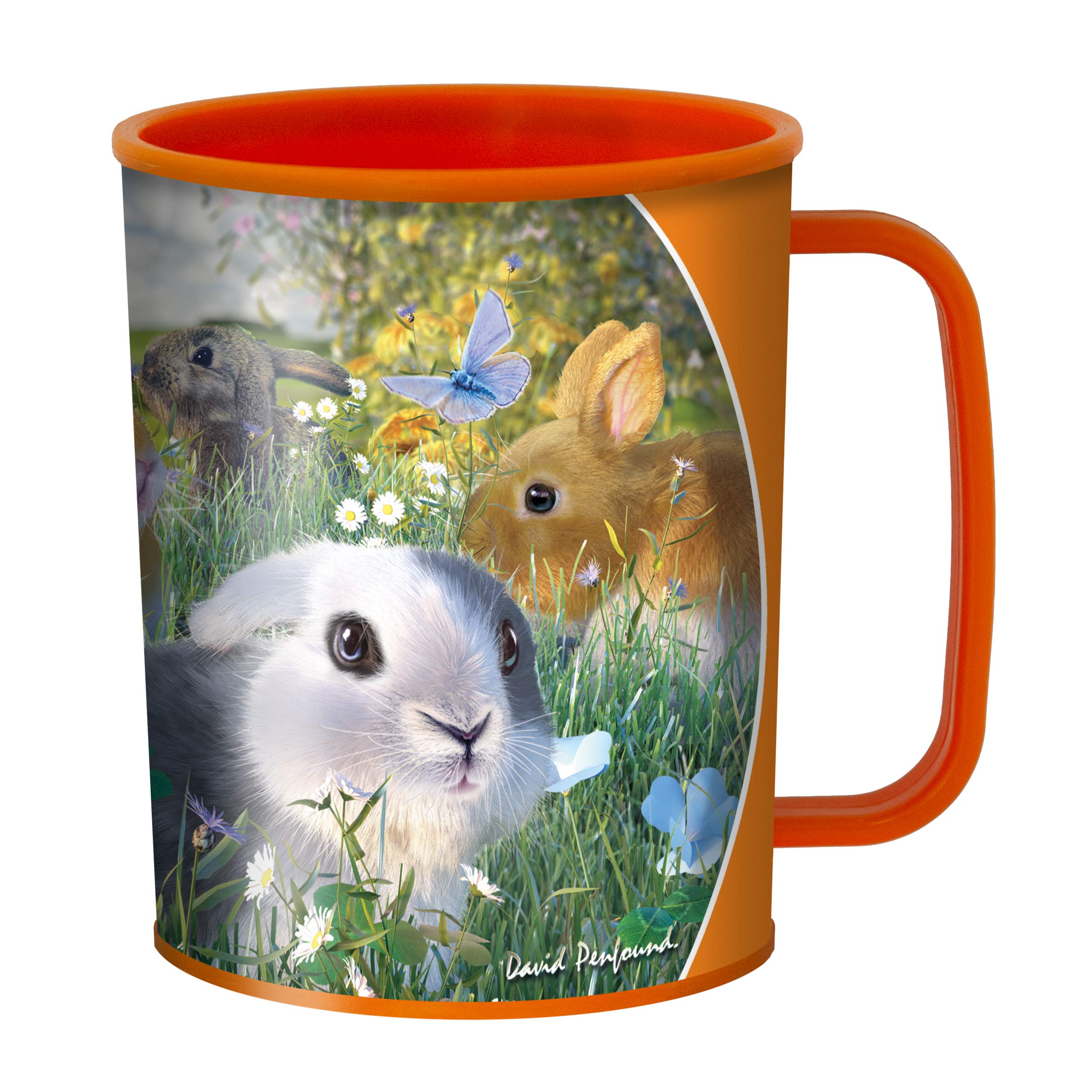 3D LiveLife Drinking Cup - Bunnies from Deluxebase. 3D Lenticular Bunny Rabbit Kids Cups. 10fl oz plastic cups for kids with ori