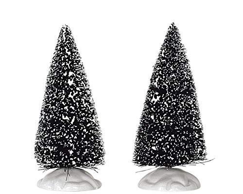 Lemax Village Collection Bristle Tree Set of 2 Small 4 inch # 14004