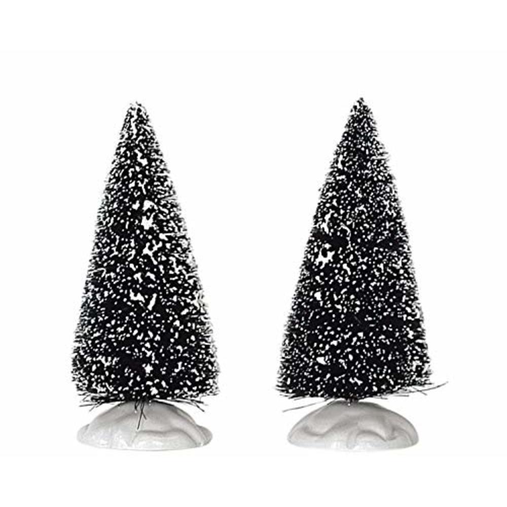 Lemax Village Collection Bristle Tree Set of 2 Small 4 inch # 14004