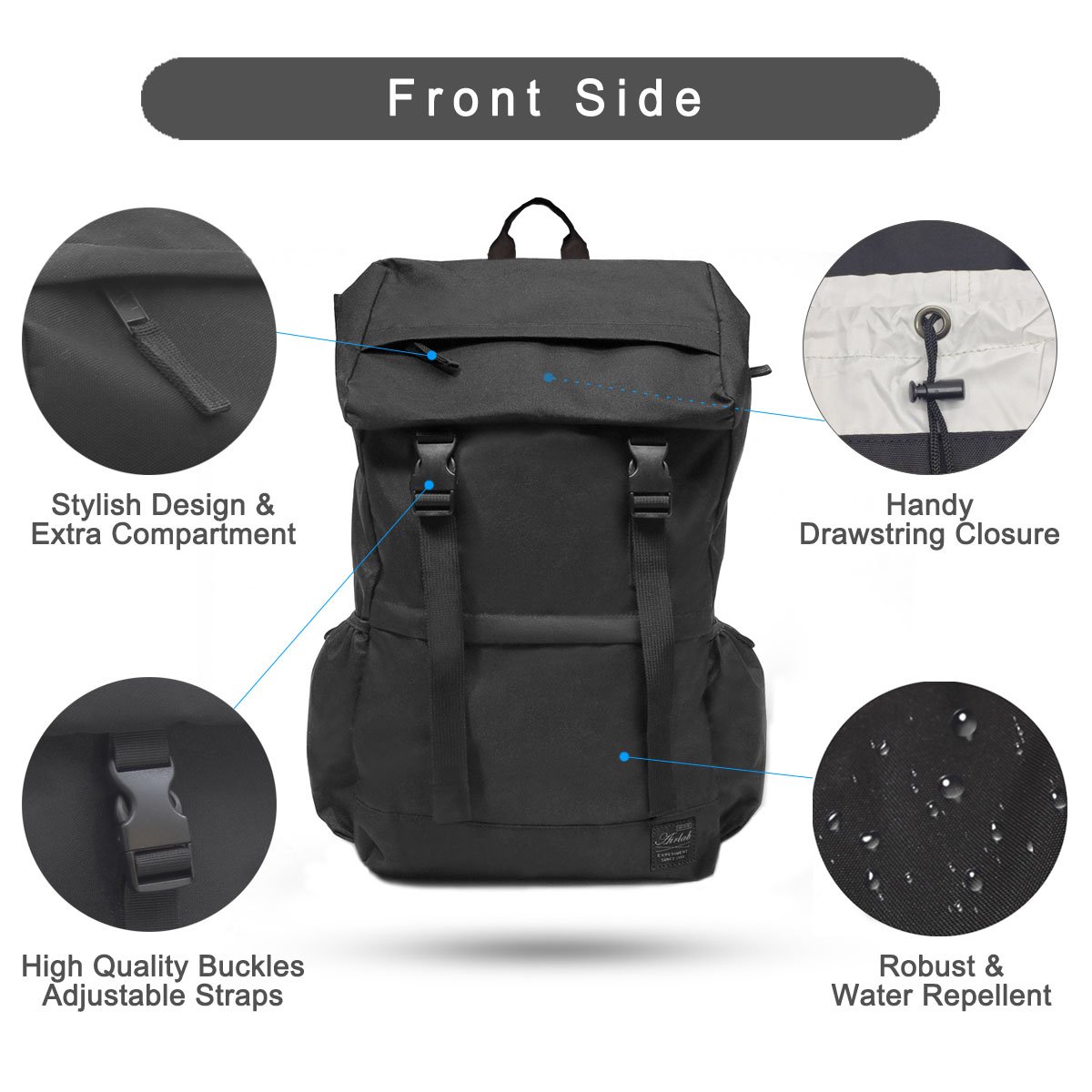 Airlab Rucksack Backpack for Travel College Hiking Camping Large Outdoor men women large lightweight Daypack