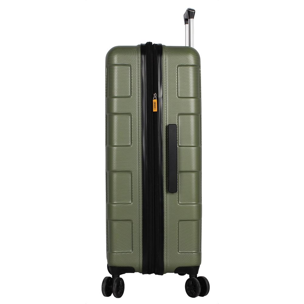 Lucas Luggage Hard Case 27" Expandable Suitcase With Spinner Wheels (27in, Stratus Olive)