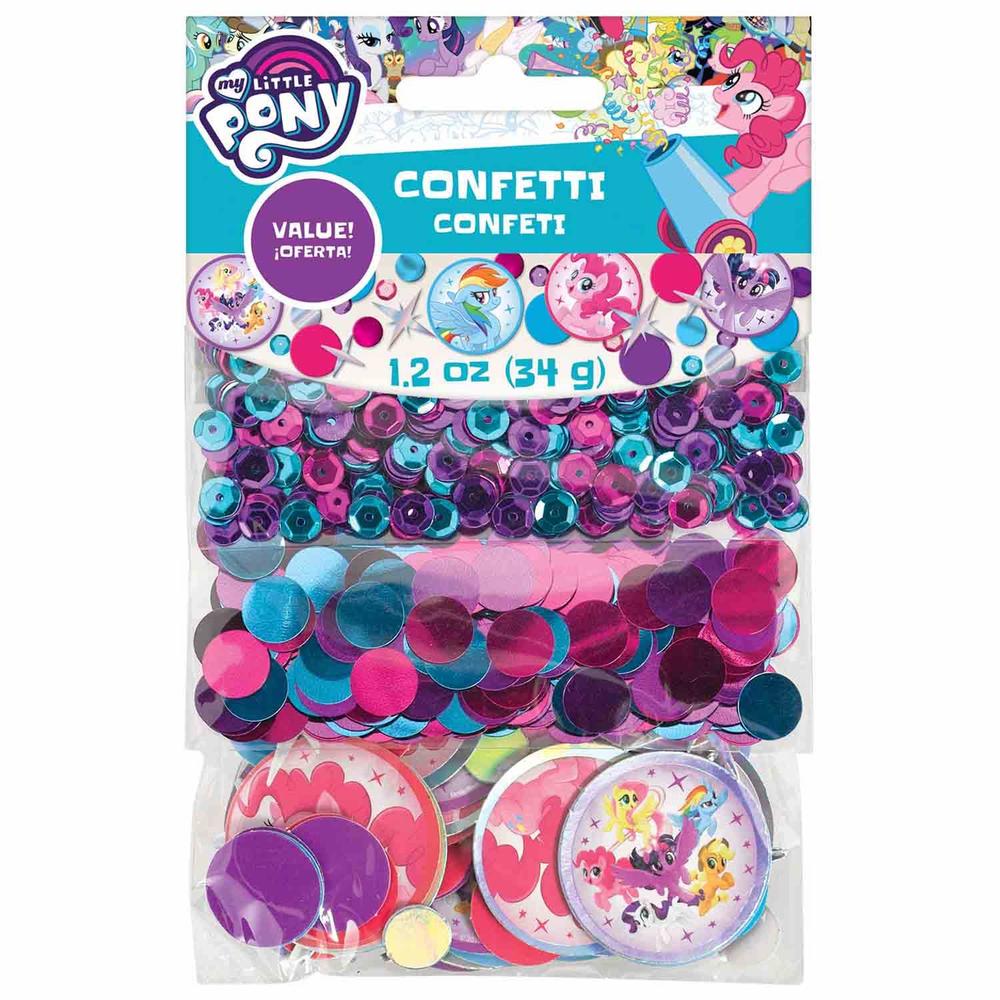 amscan My Little Pony Mixed Confetti, Multicolor, One Size