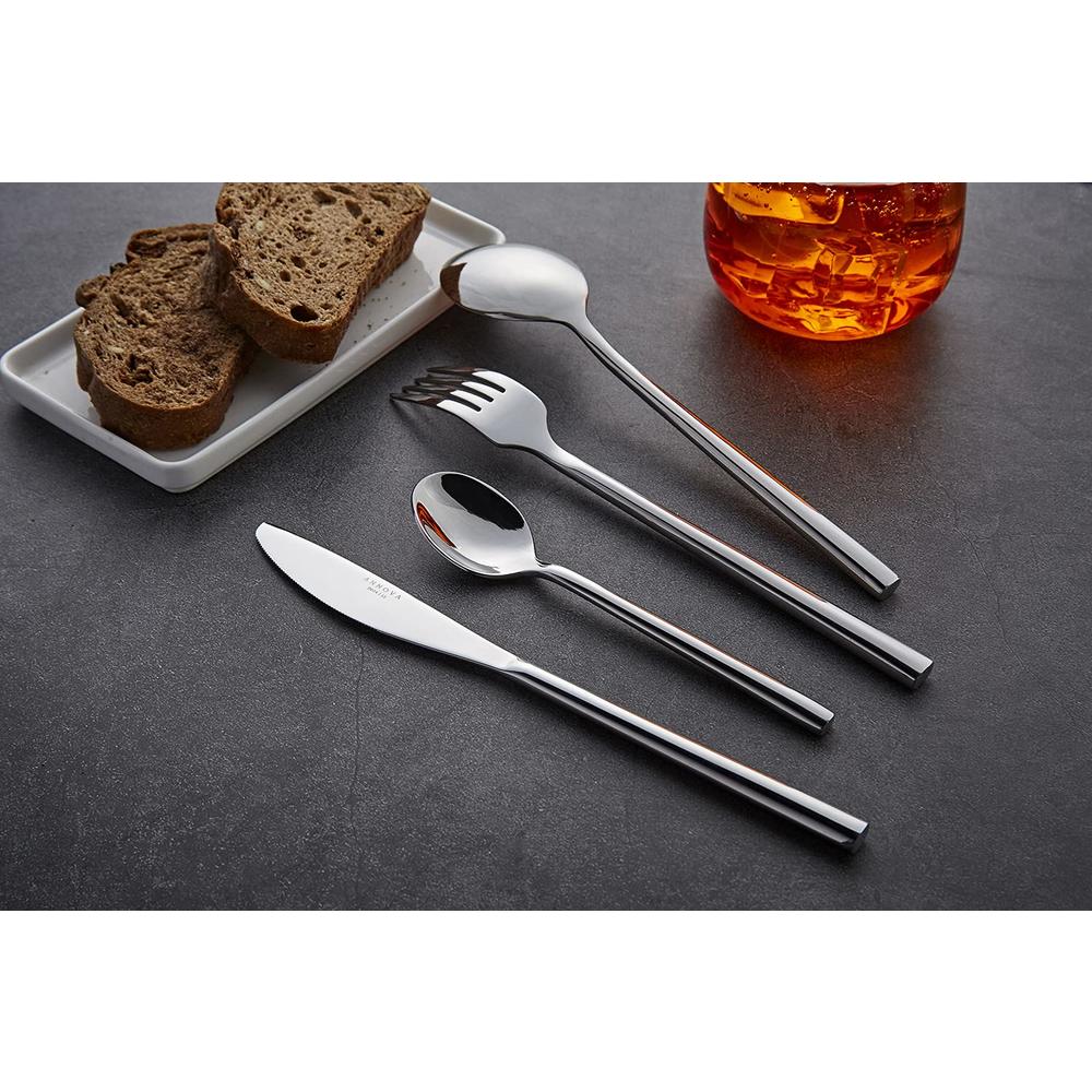 ANNOVA Silverware Set of 20 Pieces Stainless Steel Color Handle with Rivet/Retro Style Flatware (Light Pink, 20 Pieces ANNOVA Silverware Set of 20 Pieces Stainless Steel Color Handle with Rivet/Retro Style Flatware (Light Pink, 20 Pieces