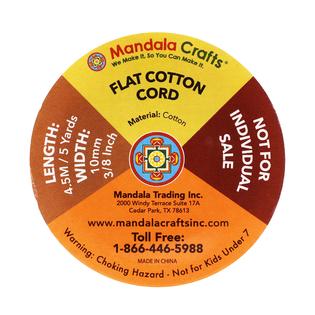 Mandala Crafts 12 Rainbow Colors Flat Drawstring Cord Drawstring  Replacement, 3/8 Inch 60 YDs 12