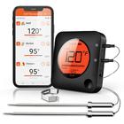 Bfour BFOUR Meat Thermometer Wireless Bluetooth, LCD Digital Meat  Thermometer with Dual Probe, Wireless Remote BBQ Thermometer for Smo