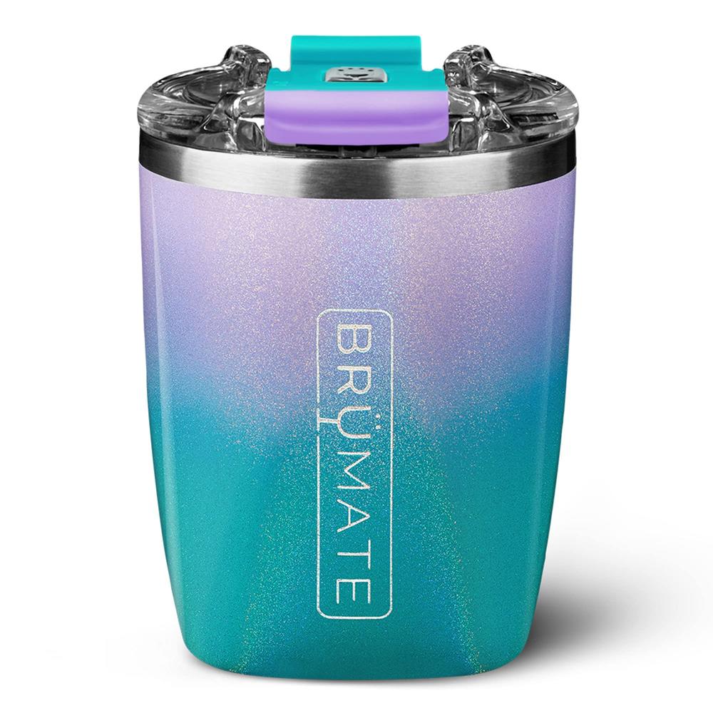 BrüMate Rocks - 12oz 100% Leak-Proof Insulated Lowball Cocktail & Whiskey Tumbler - Double Wall Vacuum Stainless Steel - Shatter