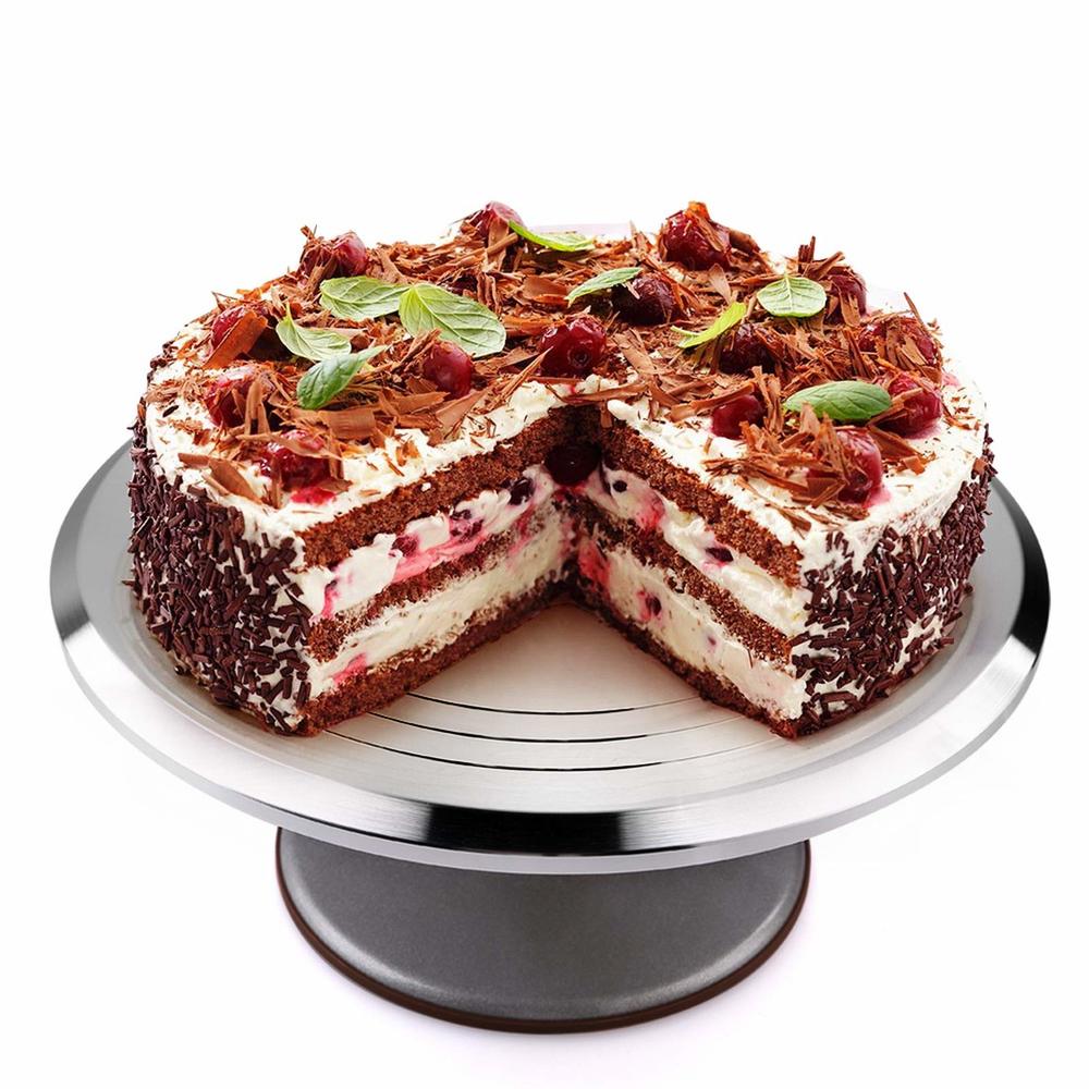 UTEN Cake Stand Uten 12 Inches Aluminium Cake, Cake Turntable, Cake Spinner, Decorating Display Standble, Easy to use Revolving, Made