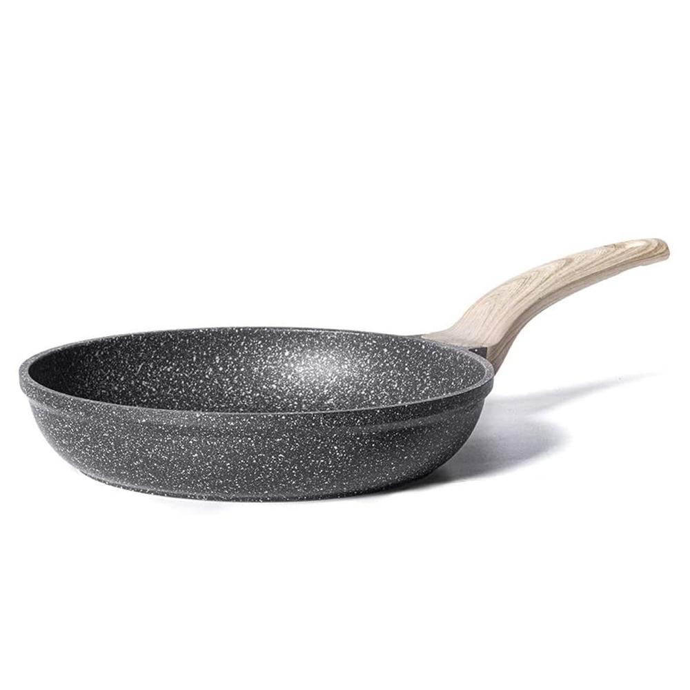 CAROTE Nonstick Frying Pan Skillet,9.5" Non Stick Granite Fry Pan Egg Pan Omelet Pans, Stone Cookware Chef's Pan, PFOA Free (Cla