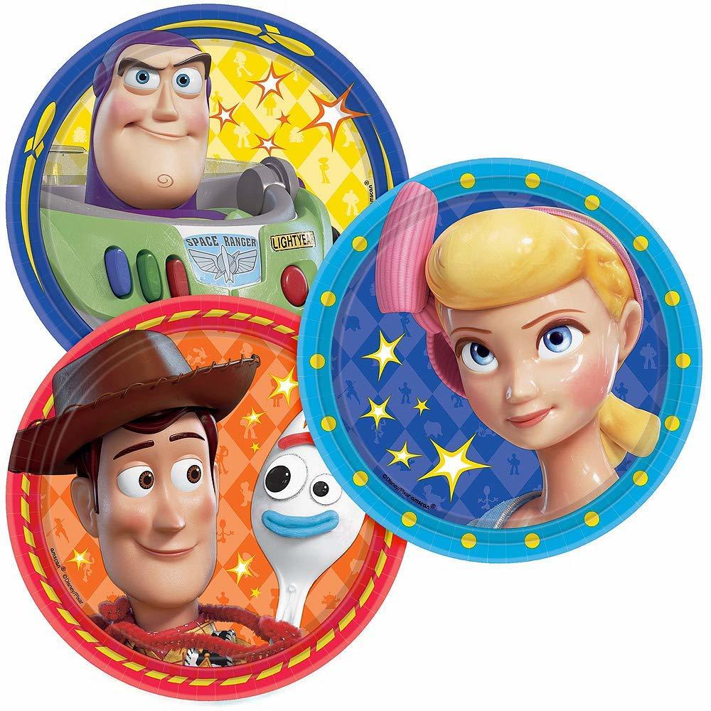 Party City Toy Story 4 Tableware Party Supplies for 16 Guests, 145 Pieces, Includes Tableware and Decorations