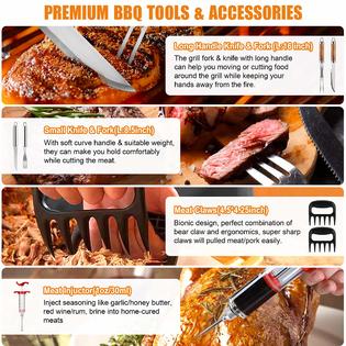 Cifaisi BBQ Grill Utensils Set for Camping/Backyard, 38Pcs