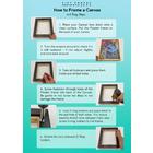 Pixy Canvas 8x10 inch Floater Frame for Canvas Paintings, Wood Panels,  Canvas Panels & Stretched Canvas Boards. Floating Frame f
