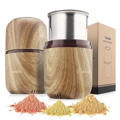 cOOL KNIgHT Herb grinder Electric Spice grinder Large capacityHigh Rotating SpeedElectric]-Electric grinder for Spices and Herbs