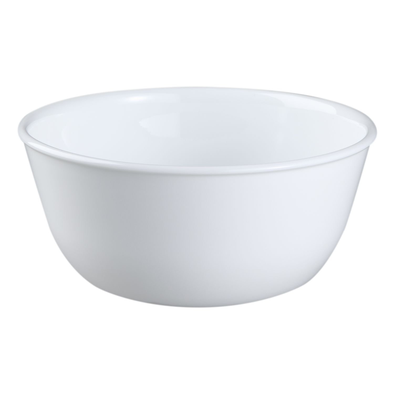 Corelle Coordinates White Livingware Winter Frost 28 Ounce Glass Soup/Cereal Bowl (Set of 4), 4 Count